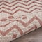 Homeroots 5 x 8 ft. Beige & Red Zigzag Indoor & Outdoor Area Rug 396227 - alternate 7